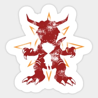 crest of courage Sticker